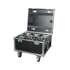 Showtec Eventspot 1600 Q4 Set boîtier de chargeur avec 6 pièces en aluminium