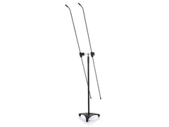 JTS Dual Floor Stand Microphone with Carbon Boom