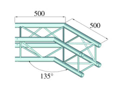 Alutruss Quadlock 6082C-23 2-Way Corner 135?