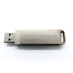 DJ Tech Tools Chroma Drive USB (Chrome) 128gb USB A and USB C