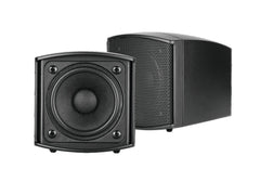 Omnitronic OD-2T Wall Speaker 100V Black Background Music Sound System Pair