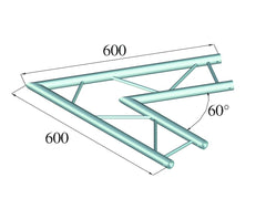 Alutruss Decolock Dq2-Pac20H 2-Wege-Ecke 60? Bk