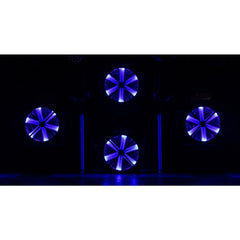 Briteq BT-LEDROTOR Ventilateur haute puissance 70 cm x 70 cm Effet de lumière UV RVB