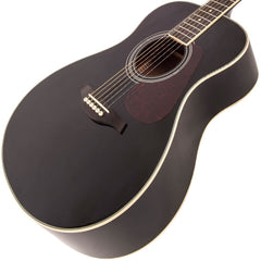 Vintage Folk Guitar- Solid Top- Black