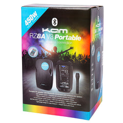 Kam RZ8AP V3 Portable Battery Speaker Bluetooth *BSTOCK*