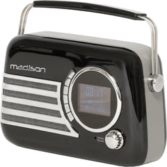 Madison PORTABLE VINTAGE RADIO WITH BLUETOOTH, FM & DAB 40W