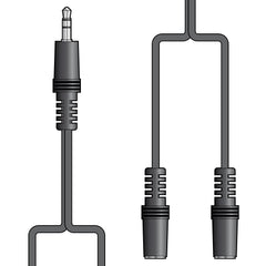 AV:Link fiche stéréo 3,5 mm vers 2 prises stéréo 3,5 mm câble 1,2 m