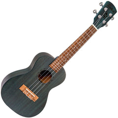 Laka Sapele Series Concert Ukulele & Bag - Midnight Blue