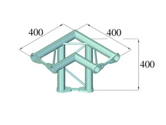 Alutruss Bisystem Ph-31 Coin 3 voies 90 ? Horiz.