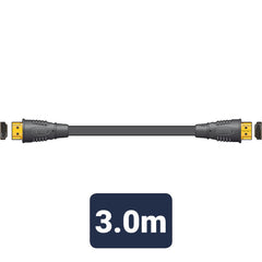 AV:Link HQ 4K-fähiges Hochgeschwindigkeits-HDMI-Kabel mit Ethernet, 3,0 m