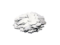 TCM FX Confettis métalliques rectangulaires 55x18mm, argent, 1kg