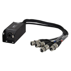 LEDJ EtherCON to DMX Multicore Adaptor 3-Pin Female XLR Tails