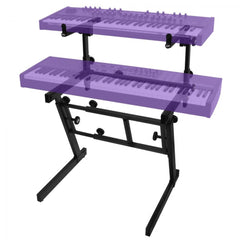 On Stage Pro Heavy Duty Folding Z Keyboard Stand W 2nd Tier