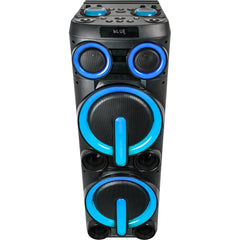 Ibiza BOMBMASTER Enceinte haute puissance 2 x 10" – 1000W Bluetooth