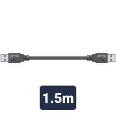 AV:Link USB 2.0 A-Stecker auf A-Steckerkabel 1,5 m