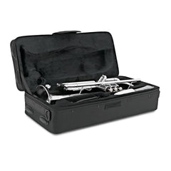 Vienna Bb Trumpet Silver inc case and cleaning accessories