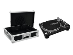 OMNITRONIC DD-5220L turntable bk Case tour Pro black -B-