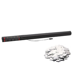 The Confetti Maker Electric Confetti Cannon 80cm Silver Metallic