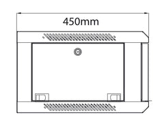 Adastra-Rack-Schrank, 4 HE x 450 mm tief