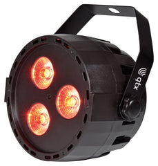 QTX PAR12 RGBW DMX PAR Light 3 x 4W LED Spotlight inc Remote