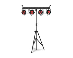 2x Chauvet 4Bar LT BT ILS 4-Head Wash Tripod with Footswitch BTAir Compatible