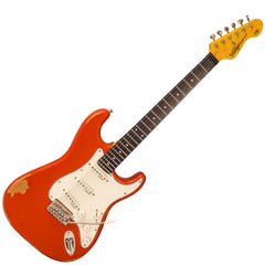 Vintage V6 Icon - Distressed Firenza Red