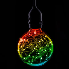 Prolite 1,7 W LED G95 ES Poly Star Polycarbonat-Lampe, RGB
