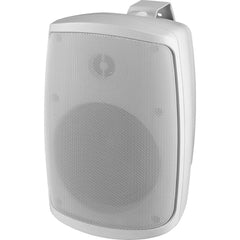Monacor WALL-05T Pair 100V White Speaker Sound System Weatherproof IP65
