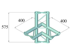 Alutruss Bisystem Ph-44 Coin 4 voies horizontal