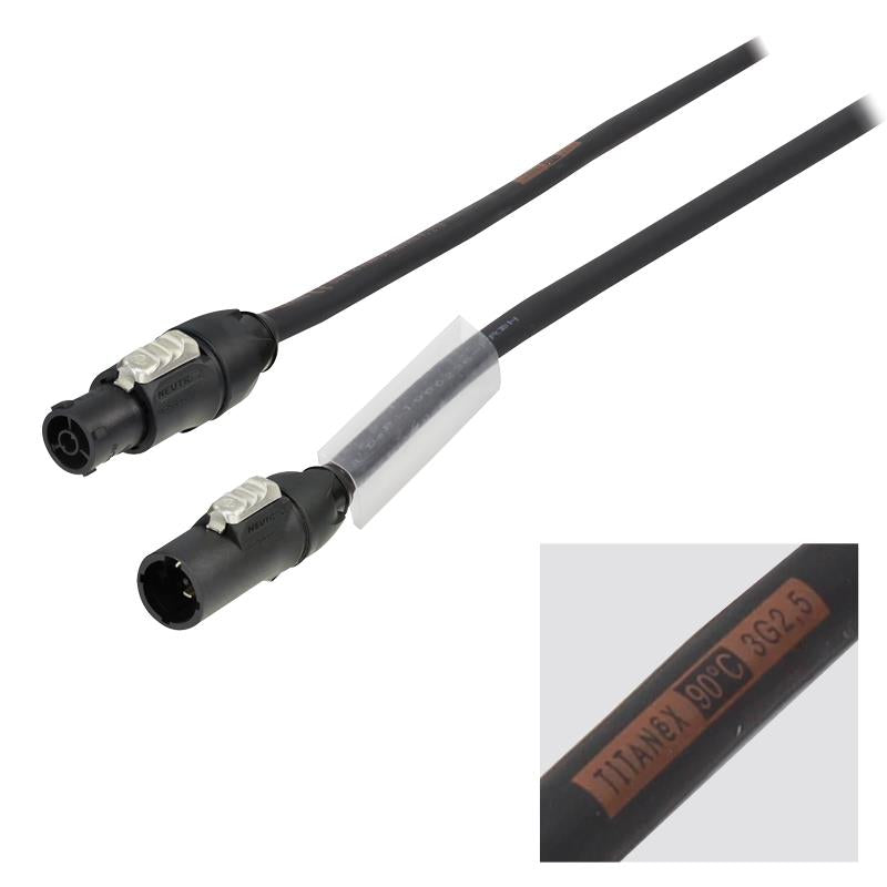 LEDJ 5m Neutrik PowerCON TRUE1 TOP Cable - 2.5mm H07RN-F – Simply Sound ...