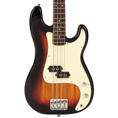 Vintage V40 Coaster Bass Guitar Pack - 3 Tone Sunburst