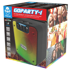 iDance GoParty 1 Enceinte Bluetooth® rechargeable avec lumières disco