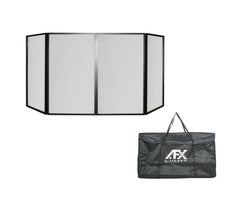 AFX Light Facade-DJ-Stand Foldable 4 Panel DJ Screen inc Bag Bundle