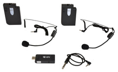 qtx U-MIC Dual Neckband UHF System 863.2+864.8MHz