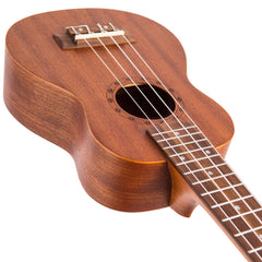 Laka Sapele Series Soprano Ukulele & Bag - Natural Mahogany