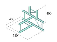 Alutruss Decolock Dq2-Pat42V 4-Wege-T-Stück