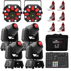 Chauvet DJ ILS Command Wireless Lighting Bundle 4, inkl. 2x Swarm 5 FX + 4x Intimidator Spot 160 ILS