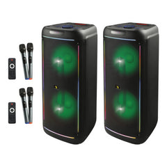 Intimidation BEELINE BL215 2000W Twin 15" PA Speaker Bluetooth Battery