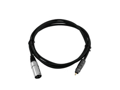 Câble adaptateur Omnitronic Rca/Xlr(M) 0,9M Bk