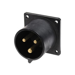 PCE 32A 230V 2P+E Black Appliance Inlet (623-6X)