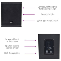 Citronic CASA-15B Passive Sub 500Wrms