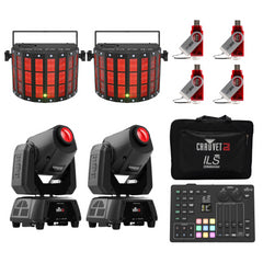 Chauvet DJ ILS Command Wireless Lighting Bundle 1, inkl. 2x Kinta FX und 2x Intimidator 160 ILS