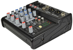 Citronic U-Pad Compact Mixer USB Interface Studio Podcast Mixing Desk