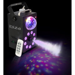 Machine à brouillard Ibiza FOGGY-ASTRO 700 W avec lumière LED Astro avec 1 L de liquide