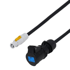 LEDJ 1m 2.5mm PowerCON – 16A Female Cable Power Lead DJ Disco Lighting