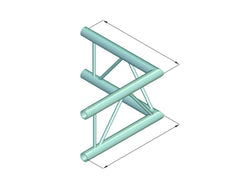 Alutruss Decolock Dq2-Spac21V 2-Way Corner 90? Bk