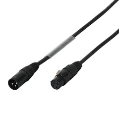 LEDJ 1m 3-Pin Male XLR - 3-Pin Female XLR DMX Cable