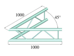 Alutruss Bilock Bq2-Pac19V Coin 2 voies 45 ?