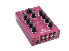 Omnitronic Gnome-202 DJ Mixer Red Mixing Desk