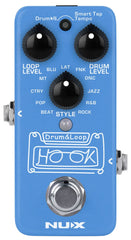 NUX Hook Drum &amp; Loop Pédale de guitare, boîte à rythmes et Phrase Looper